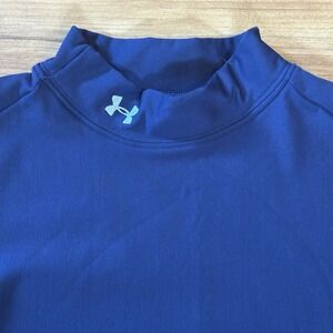 Under Armour Compression Cold Gear Womens XL Navy Blue Long Sleeve Shirt
